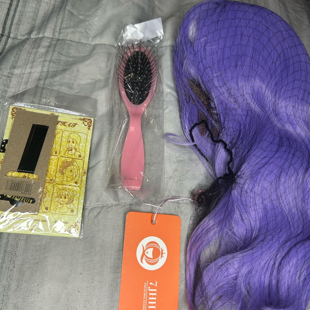 Purple Wig Great for your Halloween Costume